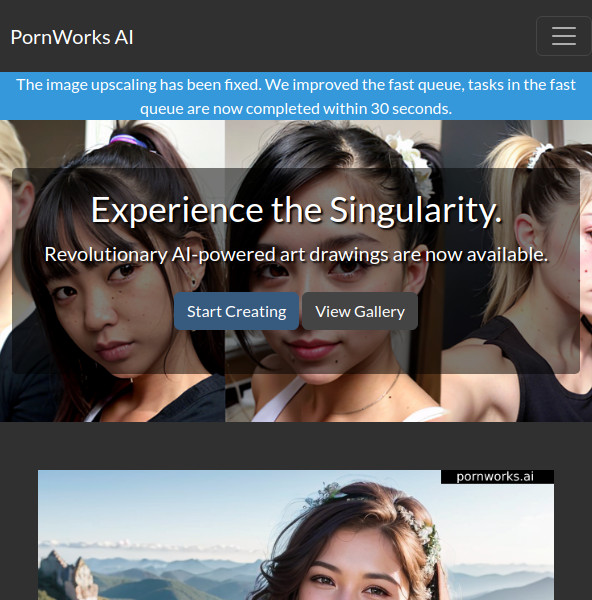 Pornworks homepage